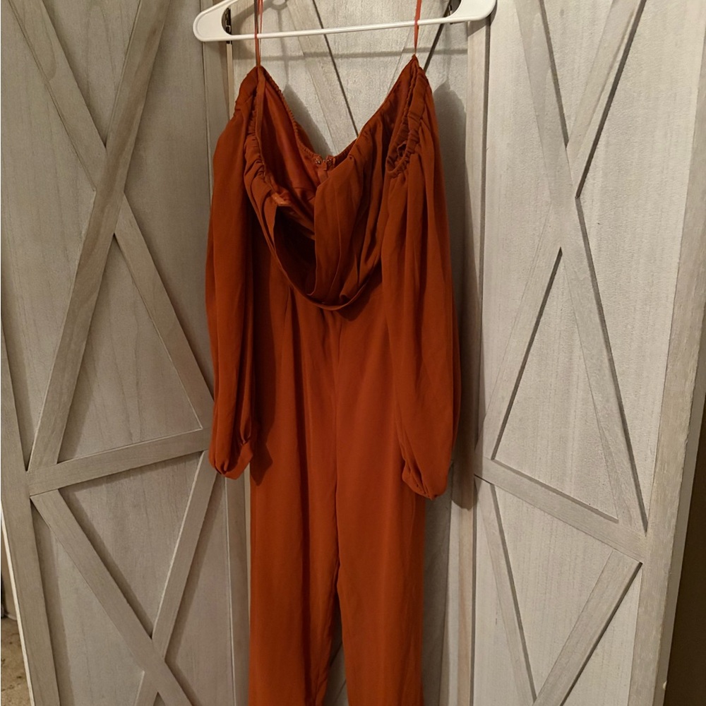 Fashion Nova Chic Orange Jumpsuit - Picture 3 of 6